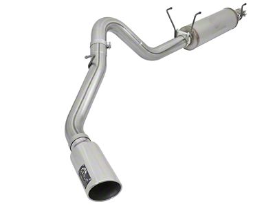 AFE MACH Force-XP 4-Inch Single Exhaust System with Polished Tip; Side Exit (14-24 6.4L RAM 2500)
