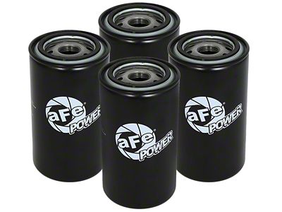 AFE Pro GUARD HD Oil Filter; Set of Four (03-24 5.9L, 6.7L RAM 2500)