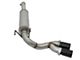 AFE Rebel Series 3.50-Inch Single Exhaust System with Black Tips; Middle Side Exit (14-18 6.4L RAM 2500)