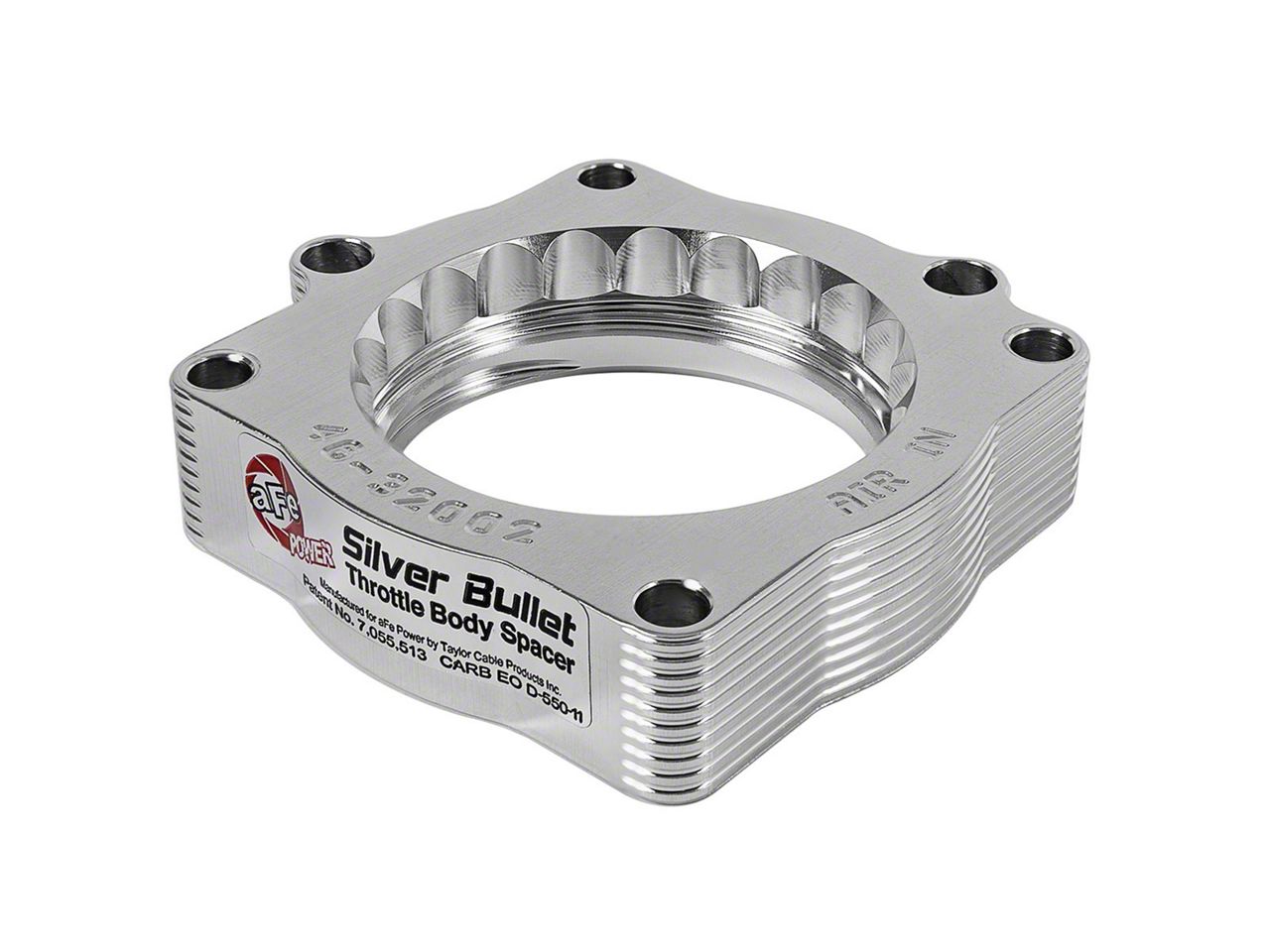 BLOXSPORT 5.7L Throttle Body Spacer For Dodge RAM 1500, 2500, 3500 – Forged Aluminum, Anodized Grey, Lifetime Warranty