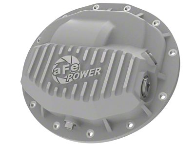 AFE Street Series Front Differential Cover with Machined Fins; Raw; AAM 9.25-Inch (13-23 RAM 2500)