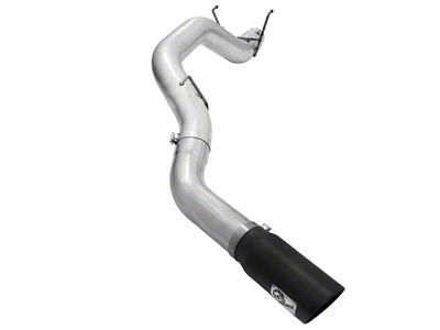 AFE ATLAS 5-Inch DPF-Back Single Exhaust System with Black Tip; Side Exit (13-18 6.7L RAM 3500)