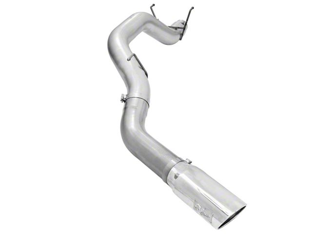 AFE ATLAS 5-Inch DPF-Back Single Exhaust System with Polished Tip; Side Exit (13-18 6.7L RAM 3500)