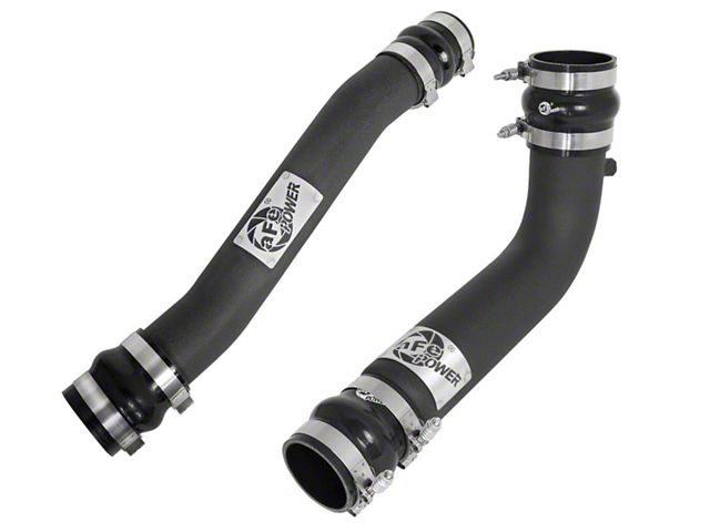 AFE BladeRunner 3-Inch and 3.50-Inch Hot and Cold Charge Pipe Kit; Black (07-09 6.7L RAM 3500)