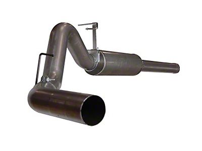 AFE Large Bore-HD 4-Inch Single Exhaust System; Side Exit (04-07 5.9L RAM 3500)