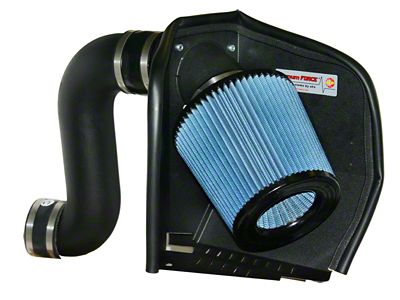 AFE Magnum FORCE Stage-2 Cold Air Intake with Pro 5R Oiled Filter; Black (03-07 5.9L RAM 3500)