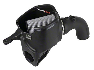 AFE Magnum FORCE Stage-2 Cold Air Intake with Pro DRY S Filter; Black (13-18 6.7L RAM 3500)