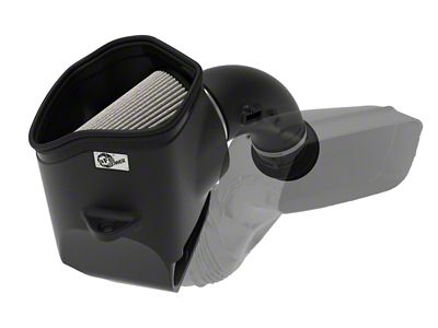 AFE Magnum FORCE Stage-2 Cold Air Intake with Pro DRY S Filter; Black (19-24 6.7L RAM 3500)