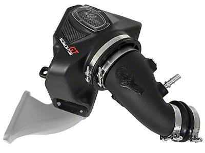 AFE Momentum GT Cold Air Intake with Pro DRY S Filter; Black (14-16 6.4L RAM 3500)