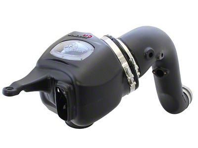 AFE Momentum HD Cold Air Intake with Pro 10R Oiled Filter; Black (07-09 6.7L RAM 3500)