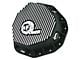AFE Pro Series Rear Differential Cover with Machined Fins; Black; AAM 10.50/14 Rear Axles (03-05 5.9L RAM 3500)