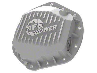 AFE Street Series Rear Differential Cover with Machined Fins; Raw; AMM 11.50/11.80-Inch (03-18 RAM 3500)