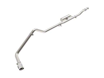 AFE Apollo GT Series Single Exhaust System with Polished Tip; Side Exit (19-23 Ranger)
