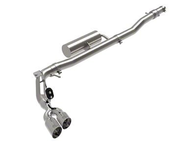 AFE Rebel Series 3-Inch Single Exhaust System with Polished Tips; Middle Side Exit (19-23 Ranger)