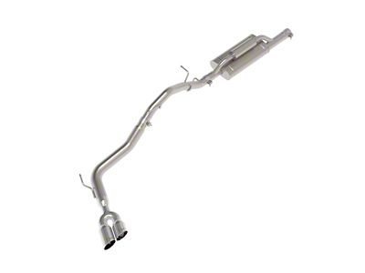 AFE Vulcan Series 2.50 to 3-Inch Single Exhaust System with Polished Tip; Side Exit (24-25 2.3L EcoBoost Ranger)