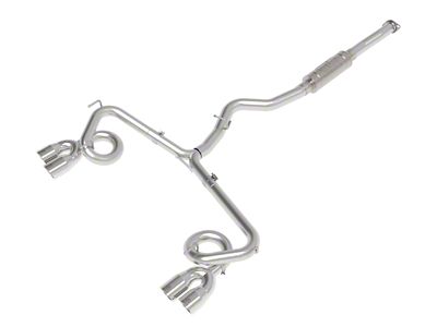 AFE Vulcan Series 3-Inch Dual Exhaust System with Polished Tips; Rear Exit (24-26 Ranger Raptor)