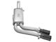 AFE Rebel Series 3 to 2.50-Inch Dual Exhaust System with Black Tips; Middle Side Exit (09-13 5.3L Silverado 1500)