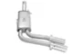 AFE Rebel Series 3 to 2.50-Inch Dual Exhaust System with Polished Tips; Middle Side Exit (14-18 5.3L Silverado 1500)