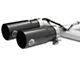AFE Rebel Series 3 to 2.50-Inch Dual Exhaust System with Black Tips; Middle Side Exit (04-08 5.4L F-150)
