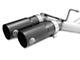 AFE Rebel Series 3 to 2.50-Inch Dual Exhaust System with Black Tips; Middle Side Exit (15-20 2.7L EcoBoost F-150)