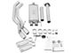 AFE Rebel Series 3 to 2.50-Inch Dual Exhaust System with Polished Tips; Middle Side Exit (15-20 2.7L EcoBoost F-150)