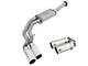 AFE Rebel Series 3 to 2.50-Inch Dual Exhaust System with Polished Tips; Middle Side Exit (15-20 3.5L EcoBoost F-150, Excluding Raptor)