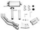 AFE Rebel Series 3 to 2.50-Inch Dual Exhaust System with Polished Tips; Middle Side Exit (09-10 4.6L F-150)