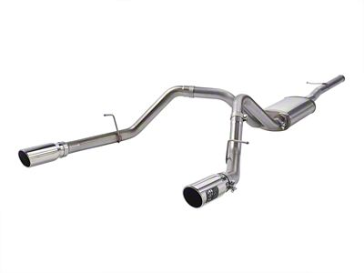 AFE Apollo GT Series Dual Exhaust System with Polished Tips; Rear Exit (09-18 4.3L Sierra 1500)