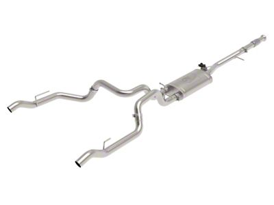 AFE Gemini XV 3-Inch Dual Exhaust System; Rear Exit (19-25 5.3L Sierra 1500 w/ Factory Dual Exhaust)