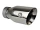 AFE Large Bore-HD 3-Inch DPF-Back Single Exhaust System with Polished Tip; Side Exit (20-24 3.0L Duramax Sierra 1500)