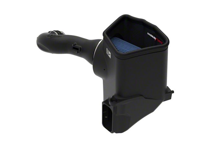 AFE Magnum FORCE Stage-2 Cold Air Intake with Pro 5R Oiled Filter; Black (19-24 5.3L Sierra 1500)