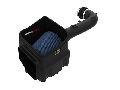 AFE Magnum FORCE Stage-2 Cold Air Intake with Pro 5R Oiled Filter; Black (14-18 6.2L Sierra 1500)