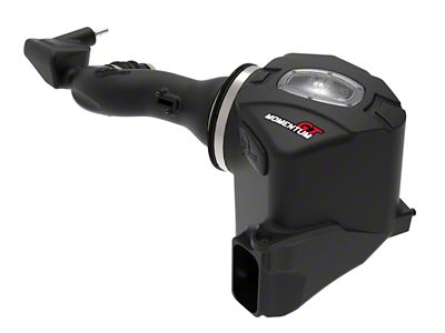 AFE Momentum GT Cold Air Intake with Pro 5R Oiled Filter; Black (19-25 4.3L Sierra 1500)