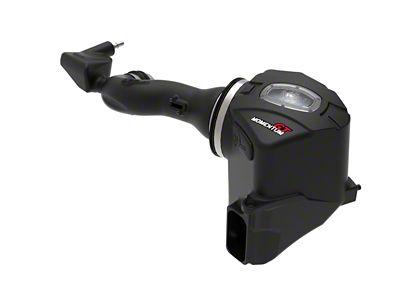 AFE Momentum GT Cold Air Intake with Pro 5R Oiled Filter; Black (19-24 5.3L Sierra 1500)