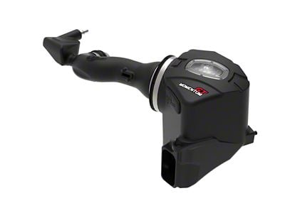 AFE Momentum GT Cold Air Intake with Pro DRY S Filter; Black (19-24 5.3L Sierra 1500)