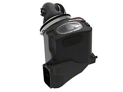 AFE Momentum HD Cold Air Intake with Pro 10R Oiled Filter; Black (20-23 3.0L Duramax Sierra 1500)