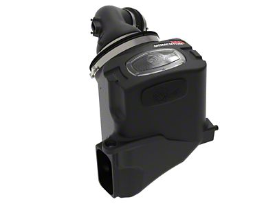 AFE Momentum HD Cold Air Intake with Pro 10R Oiled Filter; Black (20-23 3.0L Duramax Sierra 1500)