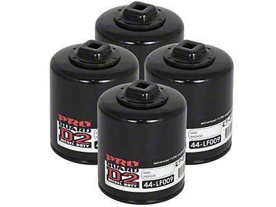 AFE Pro GUARD D2 Oil Filter; Set of Four (03-06 V8 Sierra 1500)