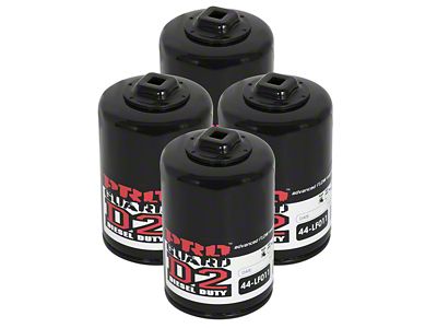 AFE Pro GUARD D2 Oil Filter; Set of Four (99-06 V8 Sierra 1500)