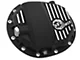 AFE Pro Series Rear Differential Cover with Machined Fins; Black; AAM 9.5/9.76 (14-24 Sierra 1500)