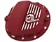 AFE Pro Series Rear Differential Cover with Machined Fins; Red; GMCH 9.5-12 (19-24 Sierra 1500)