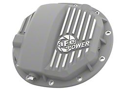 AFE Street Series Rear Differential Cover with Machined Fins; Raw; AAM 9.5/9.76 Rear Axles (14-26 Sierra 1500)