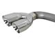 AFE Vulcan Series 3-Inch Single Exhaust System with Polished Tips; Side Exit (19-24 4.3L Sierra 1500)