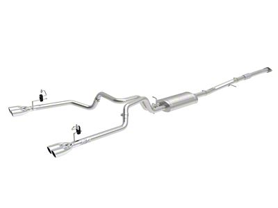 AFE Vulcan Series 3 to 2.50-Inch Dual Exhaust System with Polished Tips; Rear Exit (19-25 2.7L Sierra 1500)