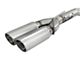 AFE Vulcan Series 4 to 3-Inch Dual Exhaust System with Polished Tips; Rear Exit (19-24 6.2L Sierra 1500 w/ Factory Dual Exhaust)