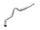 AFE Apollo GT Series 4-Inch Single Exhaust System with Polished Tip; Side Exit (20-24 6.6L Gas Sierra 2500 HD)