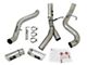 AFE ATLAS 4-Inch DPF-Back Dual Exhaust System with Polished Tips; Side Exit (17-19 6.6L Duramax Sierra 2500 HD)
