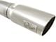 AFE Large Bore-HD 5-Inch DPF-Back Single Exhaust System with Polished Tip; Side Exit (11-16 6.6L Duramax Sierra 2500 HD)