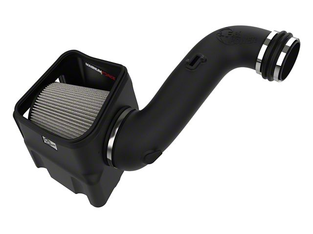 AFE Magnum FORCE Stage-2 Cold Air Intake with Pro DRY S Filter; Black (07-10 6.6L Duramax Sierra 2500 HD)