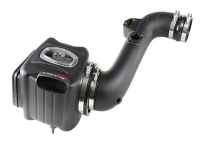 AFE Momentum HD Cold Air Intake with Pro DRY S Filter; Black (11-16 6.6L Duramax Sierra 2500 HD)